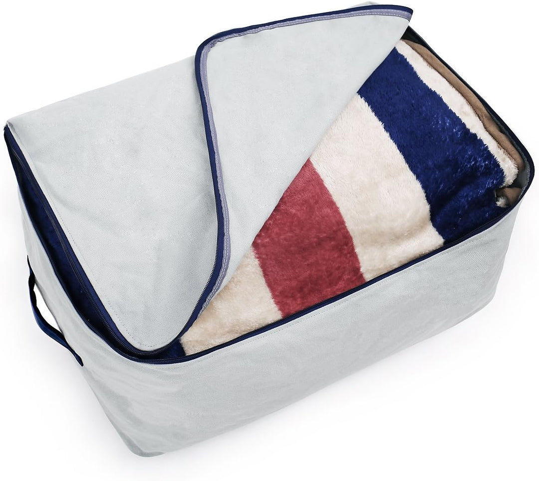 iwill CREATE PRO 100% Baumwolle Canvas Kleidungsstück Aufbewahrungstasche, Decken Bettdecken Organiz