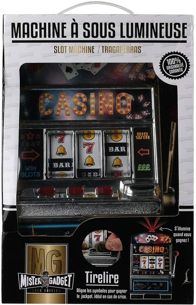 Mister Gadget MG3073 CMMG3073 Einarmiger Bandit, Schwarz, Einheitsgrösse