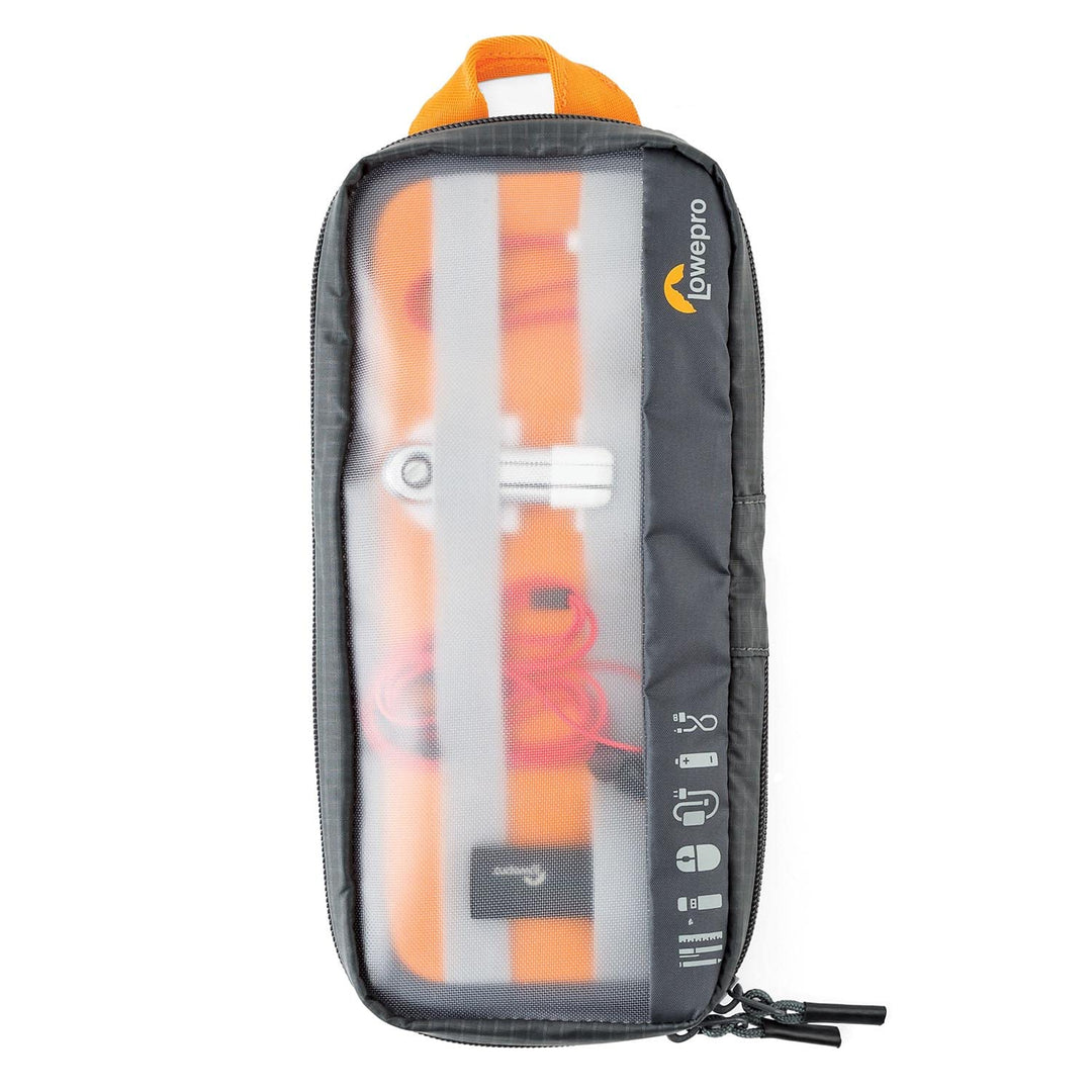 Lowepro GearUp Pouch Medium, Travel Essentials Case, Reisetasche für PC-Kabel, Kabel, Adapter, Akkus