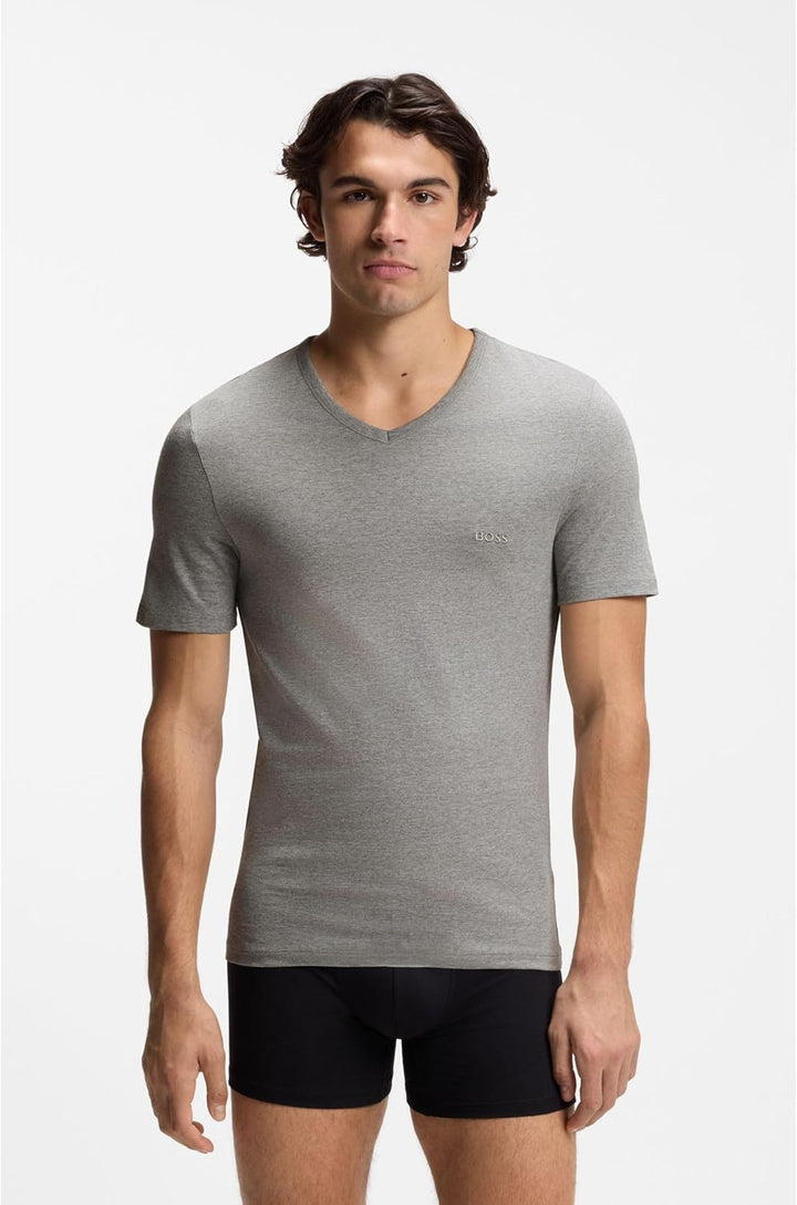 HUGO BOSS Herren T-Shirt (3er Pack) S Assorted-pre-pack, S Assorted-pre-pack