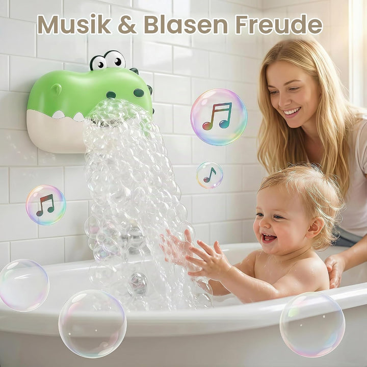 Badewannenspielzeug ab 1 2 3 4 5 Jahre, Badespielzeug Baby mit Musik, Badespielzeug Bubble, Dinosaur