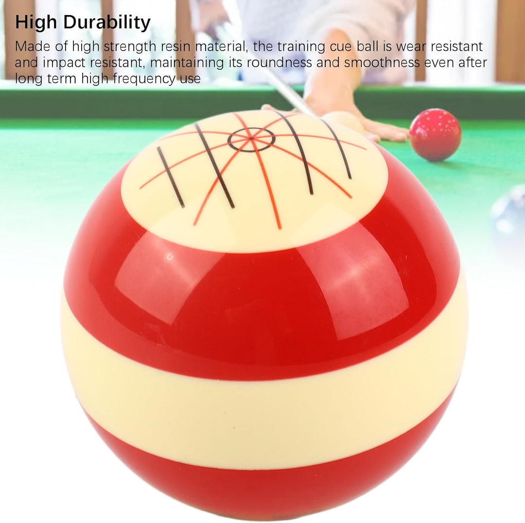Trainings-Billardqueue-Kugel aus Kunstharz, Standard-Pool-Übungsqueue-Kugel für US-Billard Eight Bal