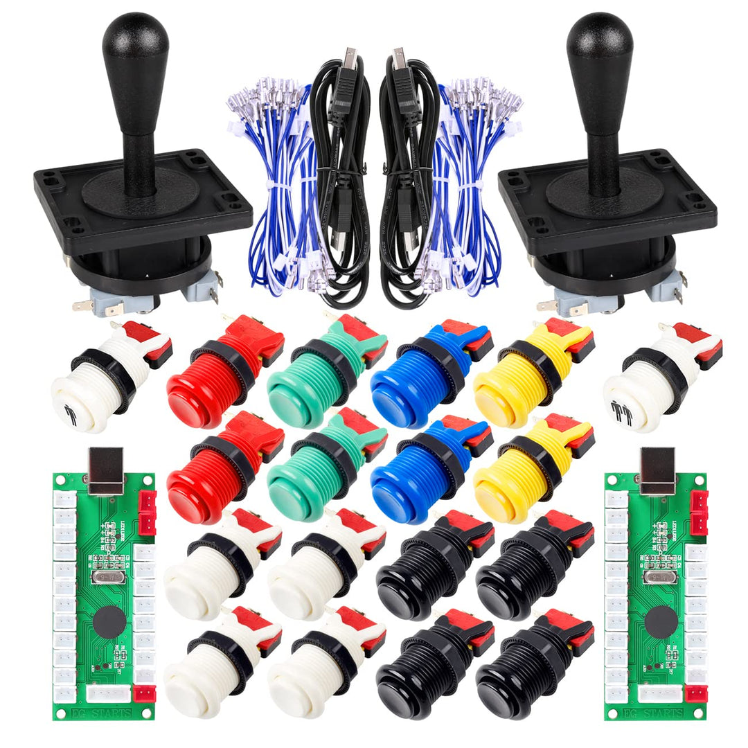Arcade Game DIY Teil für Mame USB Cabinet 2x Nullverzögerungs USB Encoder auf Ihren PC Spiele + 2x 8