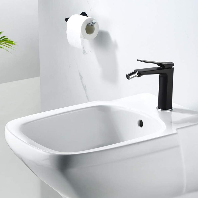 Ibergrif Praga - Waschtischbatterie, Badezimmer Bidet Schwarz Bidet, Schwarz Bidet