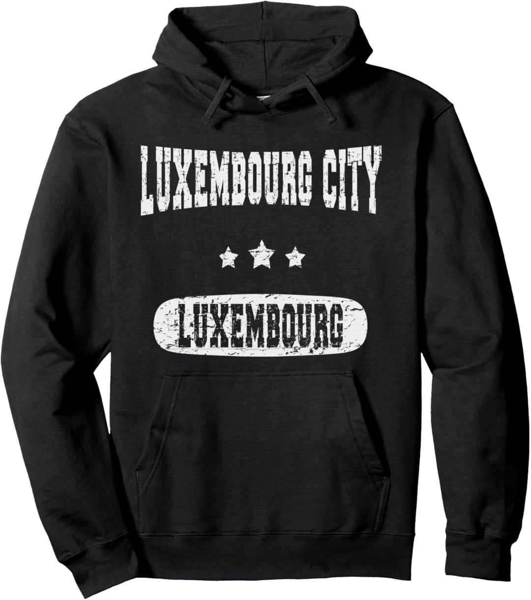 Vintage Luxemburg Stadt Luxemburg Pullover Hoodie