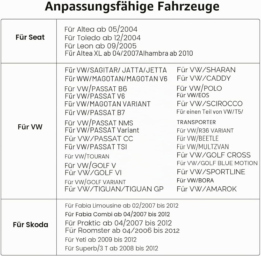 Hikity 8 core 4+64GB Android 15 Autoradio für VW Golf 5 6 Passat Polo Tiguan Touran Caddy Skoda, 9"