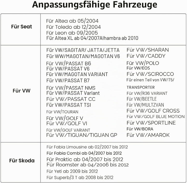 Hikity 8 core 4+64GB Android 15 Autoradio für VW Golf 5 6 Passat Polo Tiguan Touran Caddy Skoda, 9"