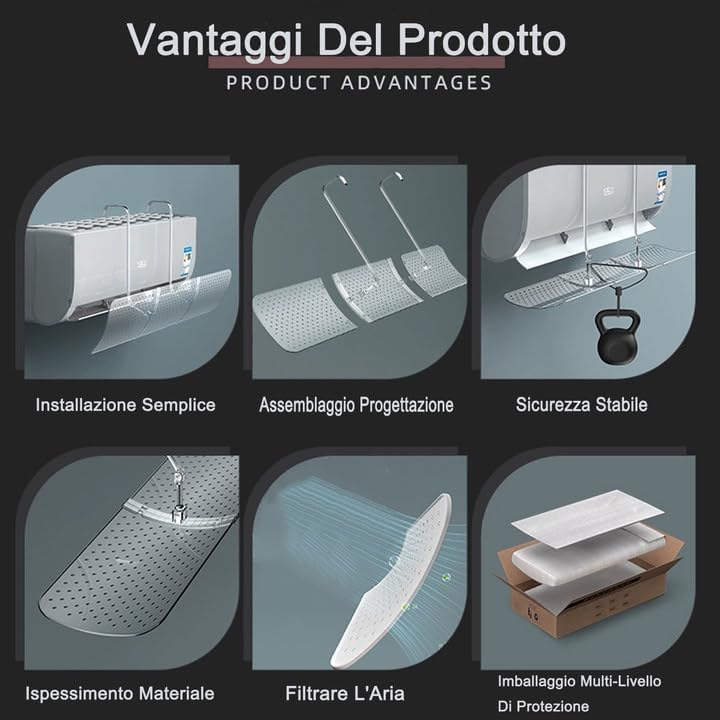 Klimaanlage Windabweiser, Windabweiser für kalte Klimaanlage, Verstellbare Klimaanlage Windabweiser