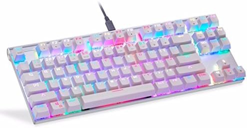 MOTOSPEED Mechanische Gaming Tastatur CK101 RGB (weiss)