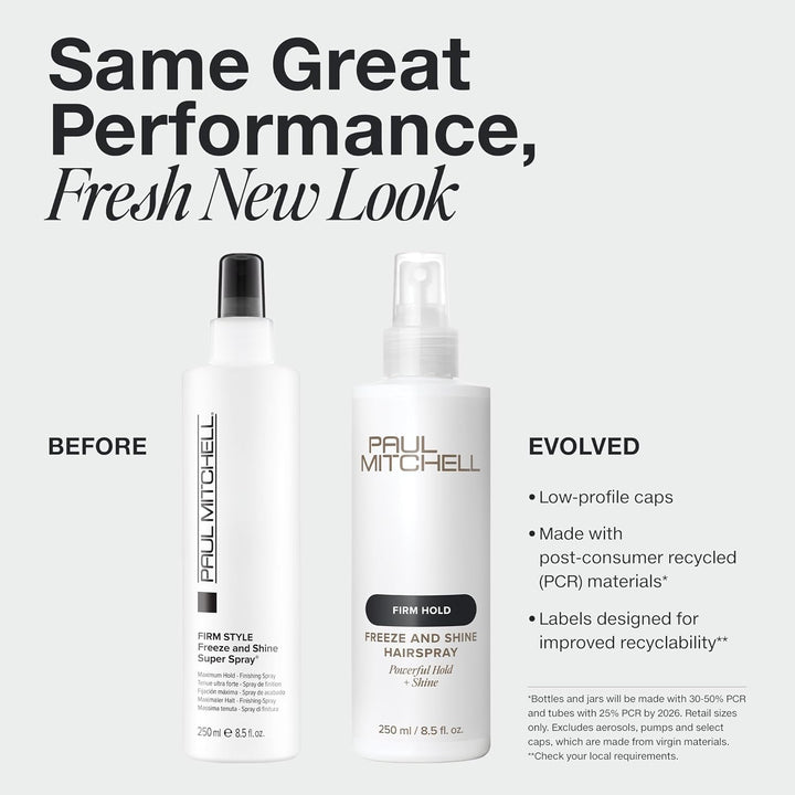 Paul Mitchell Freeze and Shine Super Spray - professionelles Haar-Spray für maximalen Halt, Finishin