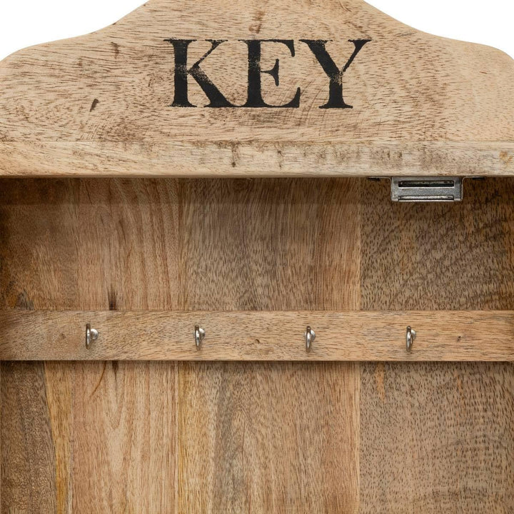 Schlüsselkasten Local - Mangoholz 30 × 40 cm - Kastanienbraun - Atmosphera créateur d'intérieur cm B