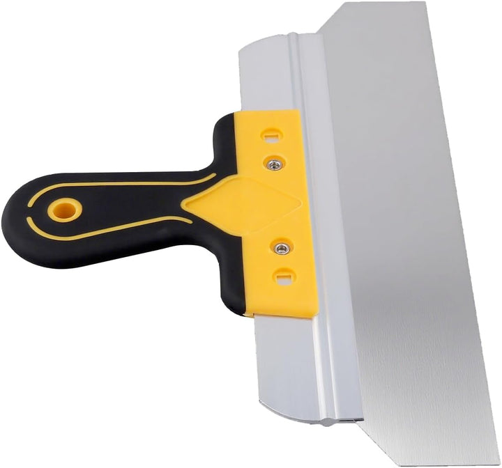 3 Stück Trockenbau Spachtel Set, 250mm, 300mm, 400mm Flächenspachtel mit Kunststoffgriff, Malerspach