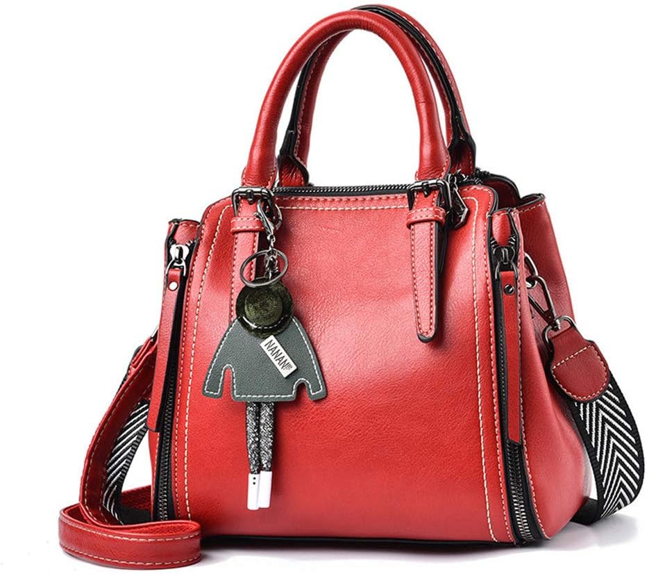 BUKESIYI Damen Tasche Umhängetasche Handtasche Frauen Klein Schultertasche Weekender Lack PU Leder C