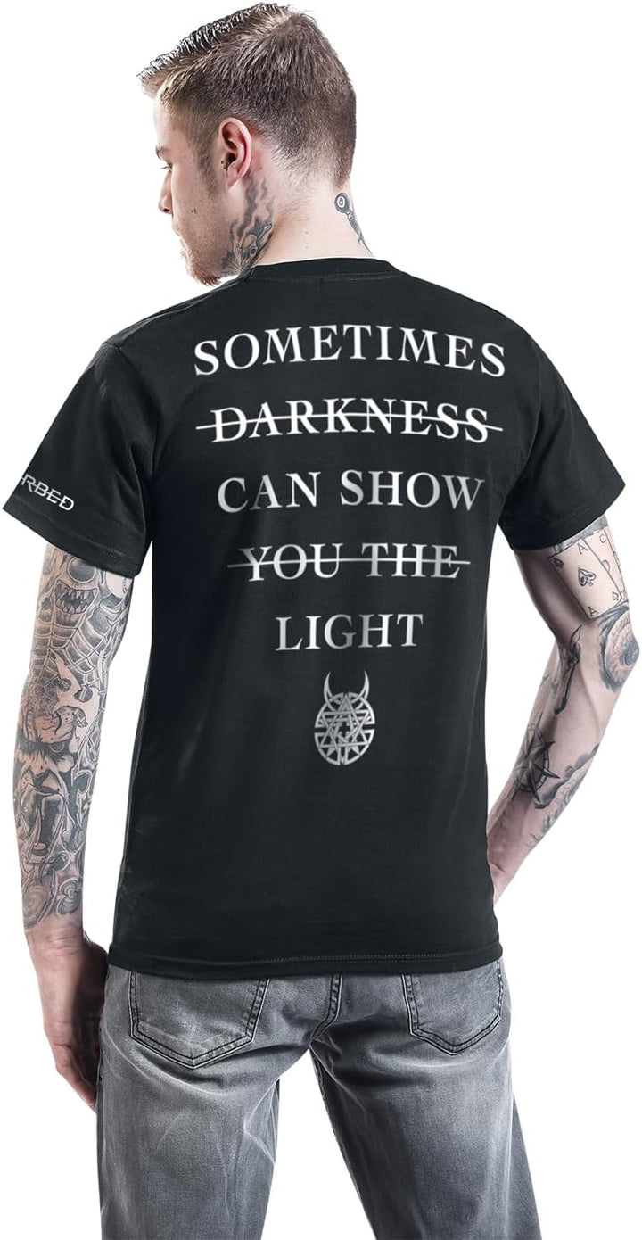 Disturbed Evolution - The Guy Männer T-Shirt schwarz Band-Merch, Bands L Schwarz, L Schwarz