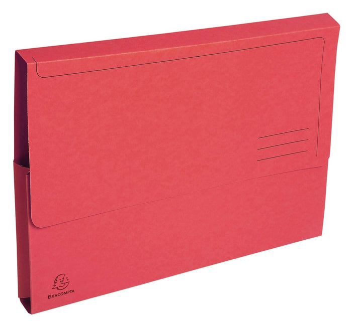 Exacompta 47675E 50er Pack Recycling-Aktenmappen Forever mit Verschlussklappe für DIN A4 Blauer Enge