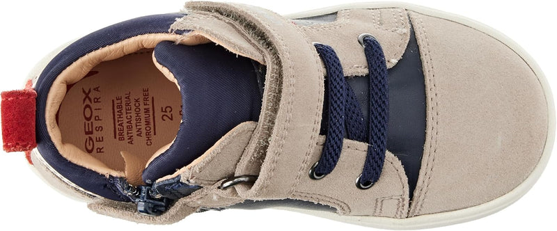 Geox Jungen B Biglia Boy A Erste Schritte 18 EU Sand Navy, 18 EU Sand Navy