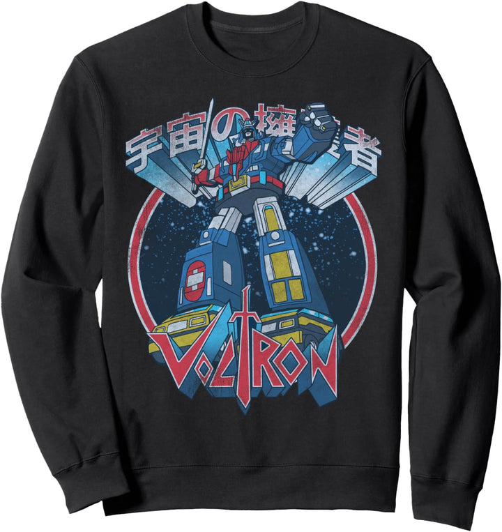 Voltron: Retro Defender Kanji Space Sweatshirt