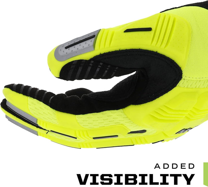 Mechanix Wear Hi-Viz M-Pact® Handschuhe (Small, Fluoreszierendes Gelb) S Fluoreszierendes Gelb, S Fl