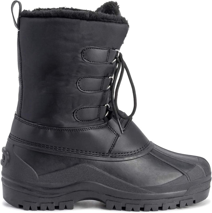 Polar Herren Dreck Schnüren Short Nylon Winter Schnee Regen Schnüren Wasserdicht Duck Stiefels 41 EU