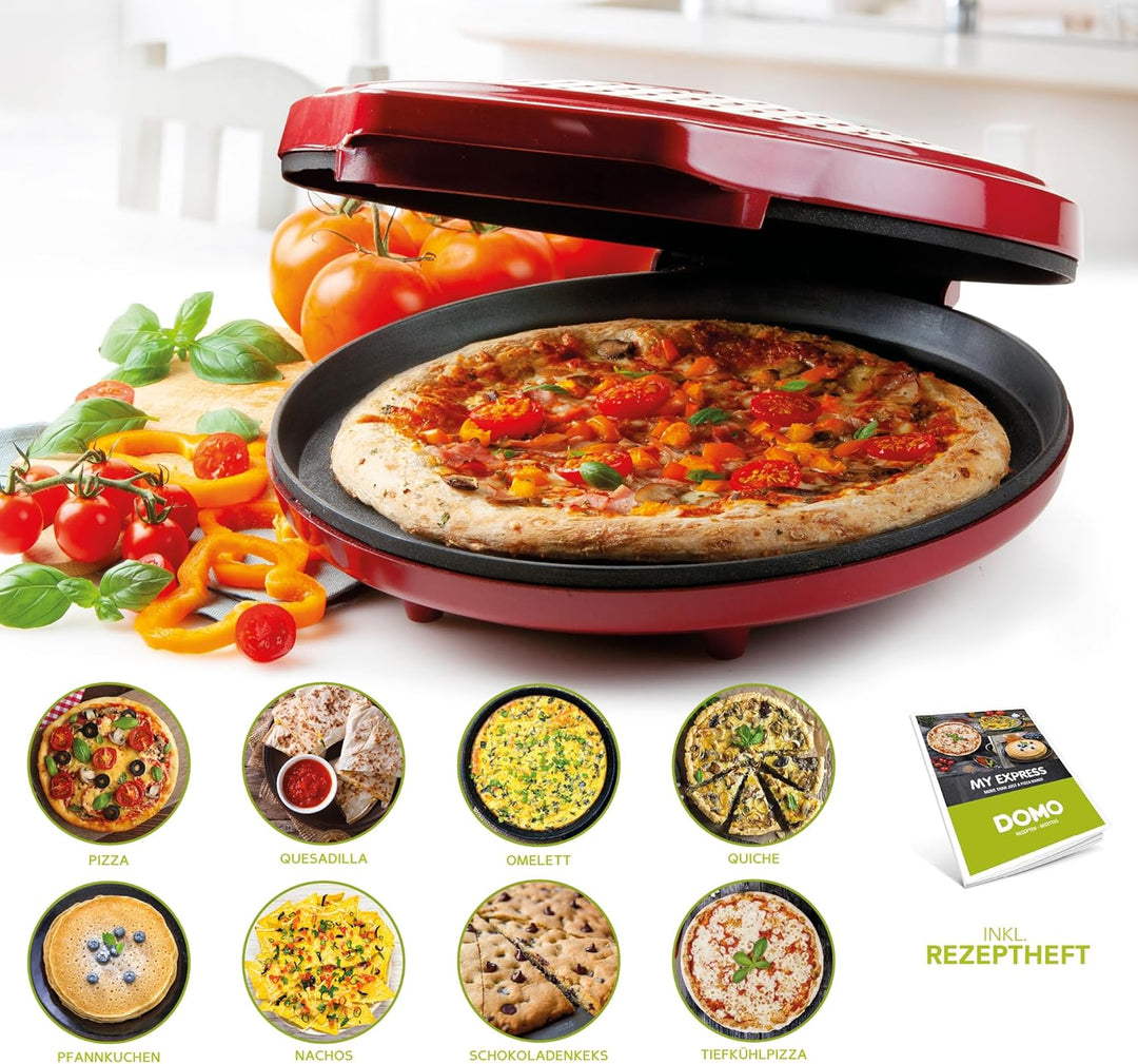 Express Pizzapfanne Domo DO9177PZ, Tiefkühlpizza in 12min und viele andere