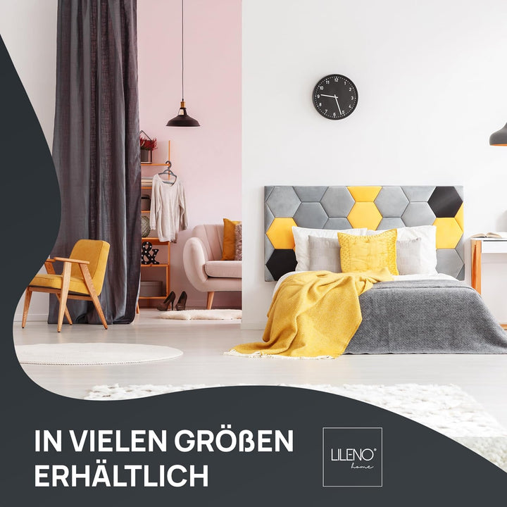 LILENO HOME 6er Set Kissenfüllung 45x45 cm - 40°C waschbares Innenkissen geeignet für Allergiker - P