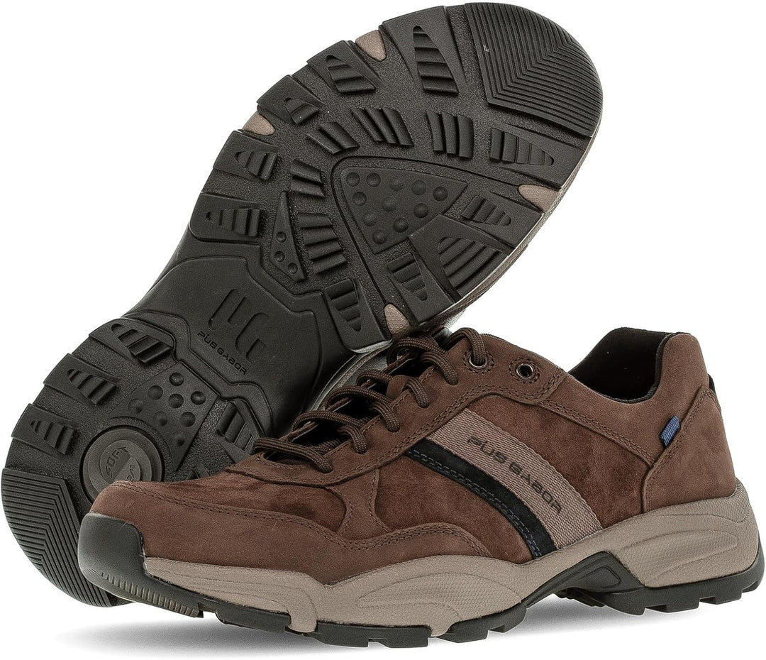 Pius Gabor Herren Sneaker Low, Männer Halbschuhe,Wechselfussbett 40.5 EU Braun Espresso, 40.5 EU Bra
