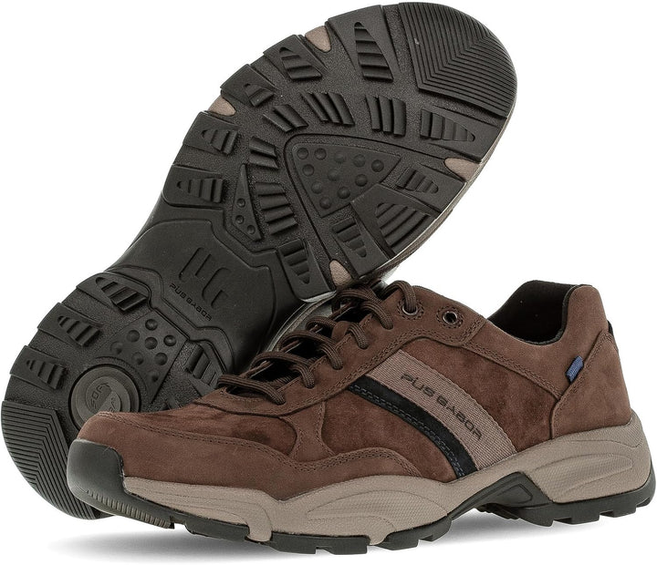 Pius Gabor Herren Sneaker Low, Männer Halbschuhe,Wechselfussbett 40.5 EU Braun Espresso, 40.5 EU Bra