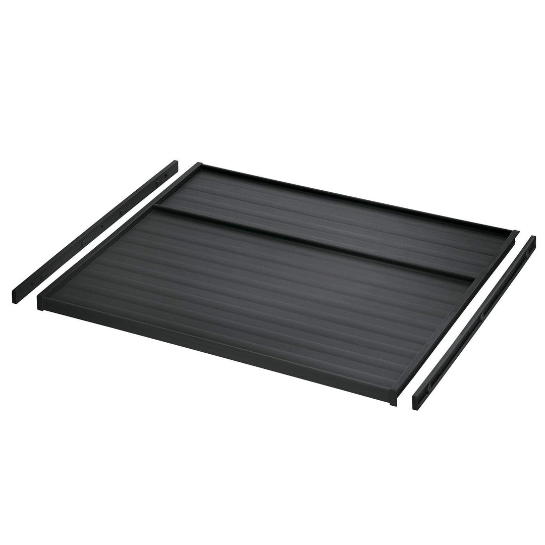 Ninka eins2vier Deckelplatte + Deckelführungsleiste 5279.21/5279.11 für Korpusbreite 600 mm dunkelgr