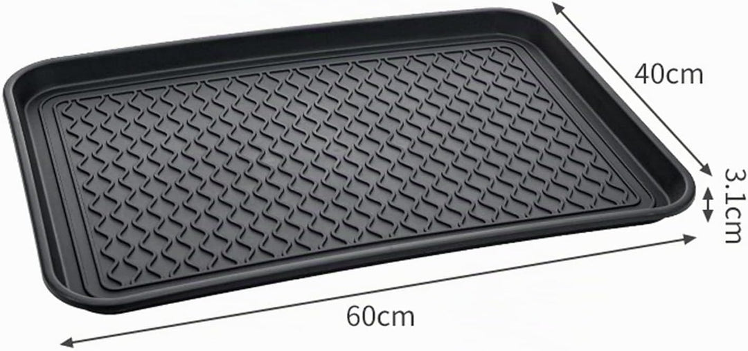suntonmoto Schuhabtropfschale, Schuhregal, 2er-Set, 60 x 40 x 3 cm, Abtropfschale, Schuhabtropfschal