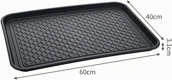 suntonmoto Schuhabtropfschale, Schuhregal, 2er-Set, 60 x 40 x 3 cm, Abtropfschale, Schuhabtropfschal