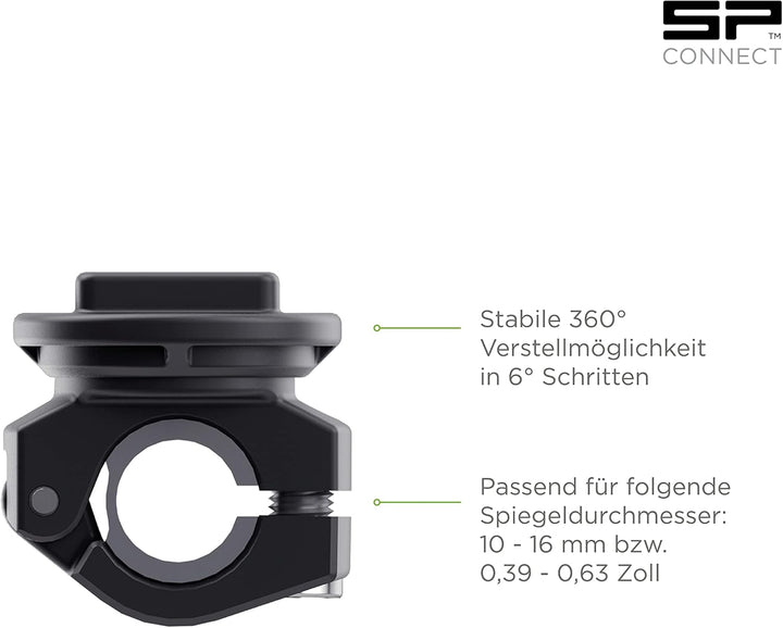 SP CONNECT Moto Mirror Bundle LT kompatible mit iPhone 11 Pro Max/XS Max iPhone 11 Pro Max/XS Max iP