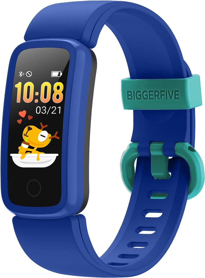 BIGGERFIVE Vigor Fitness Armband Uhr für Kinder Mädchen Junge ab 5-15 Jahren, Fitness Tracker Smartw