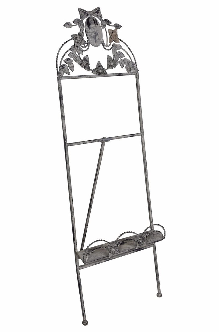 Staffelei VILLA MONET Antik Eisen Display Standstaffelei 116cm Metall Shabby Chic Vintage Deko für H
