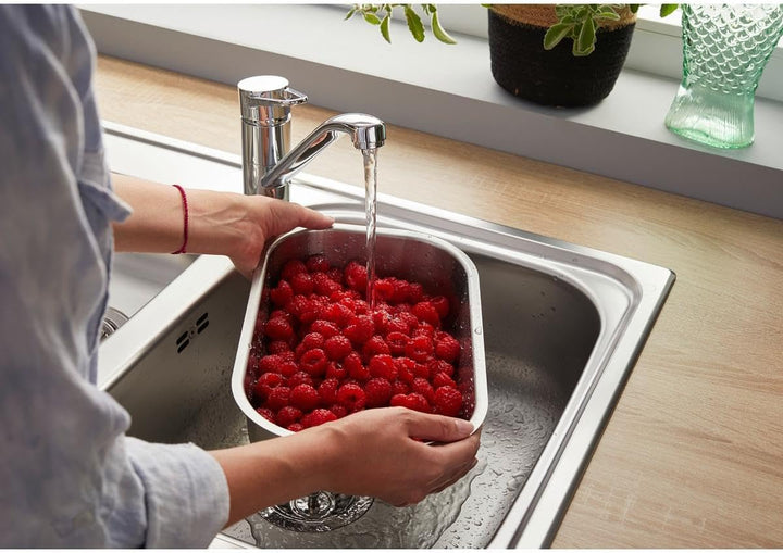 BLANCO WEGA II | Küchenarmatur in chrom | Hochdruck | Rückflussverhinderer | Keramik Kartusche | Ges