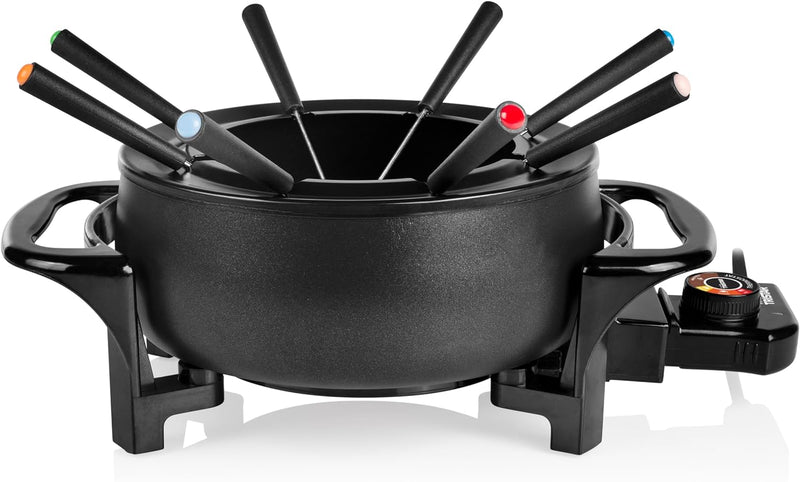 Tristar Elektrische Fondue-Set für bis zu 8 Personen, 1,5 Liter Fassungsvermögen, inklusive Edelstah