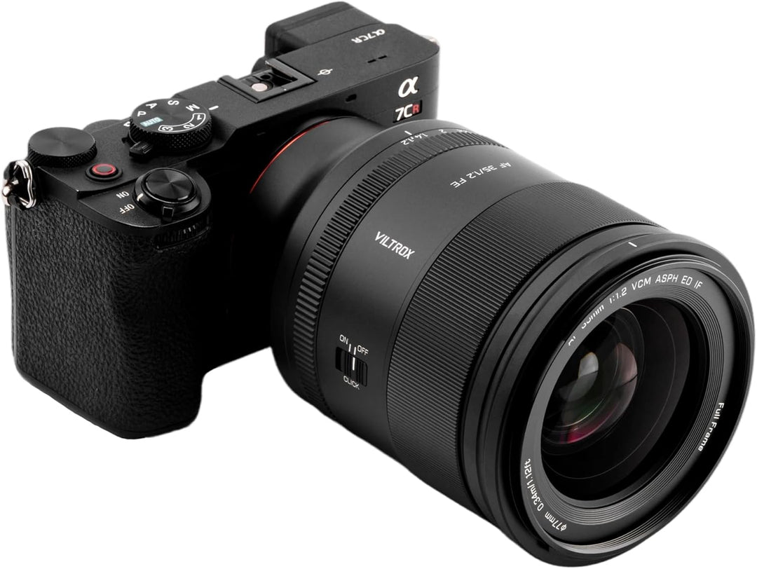 VILTROX 35mm F1.2 FE (N), AF 35mm f/1.2 LAB FE Objektiv für Sony E Mount Ohne LCD, Vollformat F1.2 P