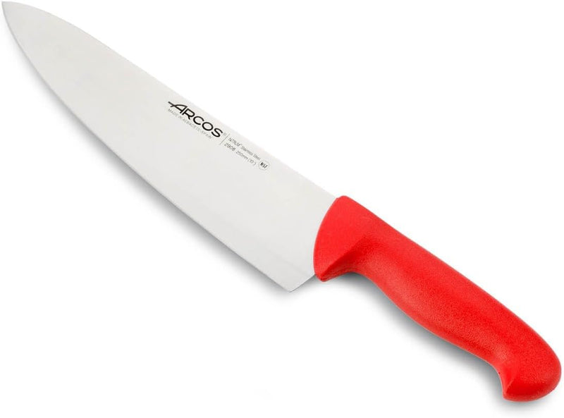 Arcos Serie 2900 - Kochmesser - Klinge Nitrum Edelstahl 250 mm - HandGriff Polypropylen Farbe Rot, R