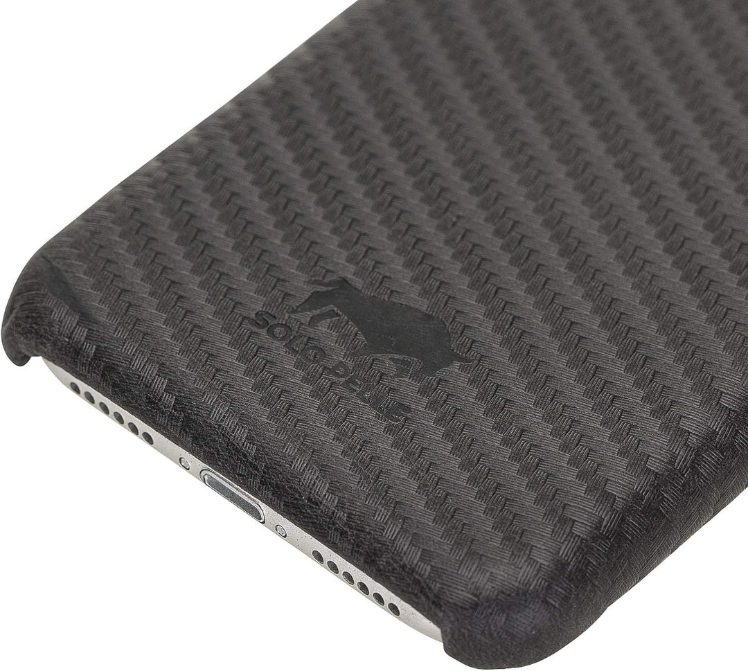 Solo Pelle Lederhülle für das iPhone SE 2020 - SE 2022 SE 3 Case Leder Hülle Ledertasche Backcover P