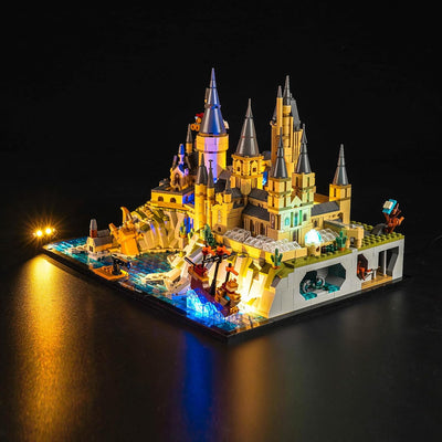 Led Licht Set Kompatibel mit Lego 76419 Hogwarts Castle and Grounds (Kein Lego), Dekorationsbeleucht