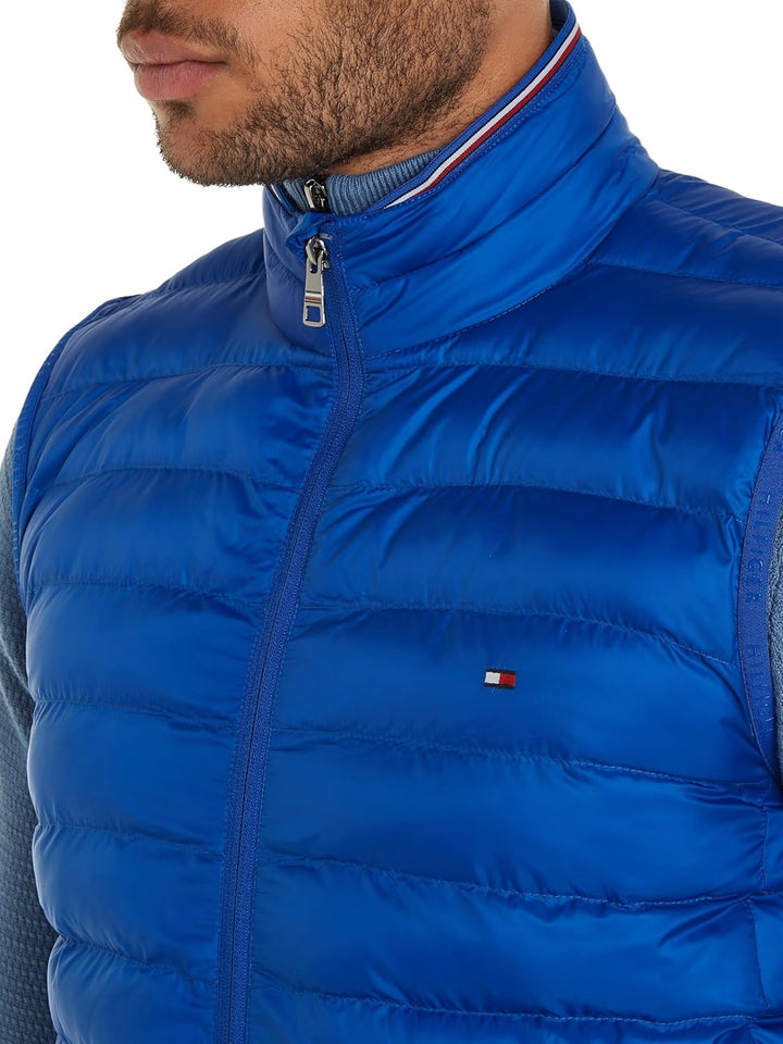 Tommy Hilfiger Herren Weste Steppweste, Blau (Ultra Blue)