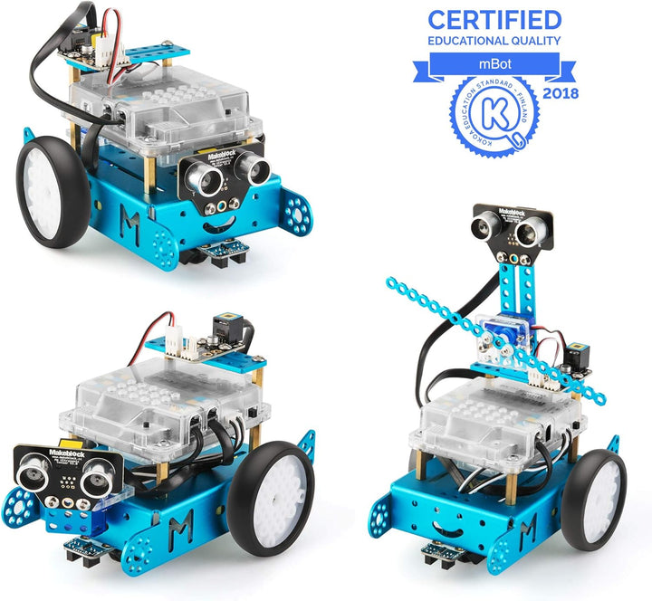 Makeblock mBot Zusatzpaket, Add-on Pack Servo Pack, Roboter 3-in-1 Erweiterungsset, 3 Katzen 3 Forme