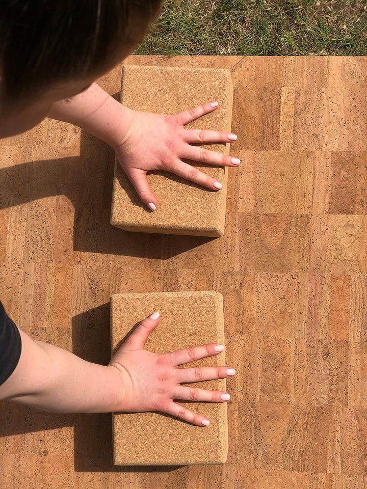 Yoga Block | Blöcke (Kork) – Klotz | Klötze – 100% Naturkork – Grosse Auswahl – Unterschiedliche Grö