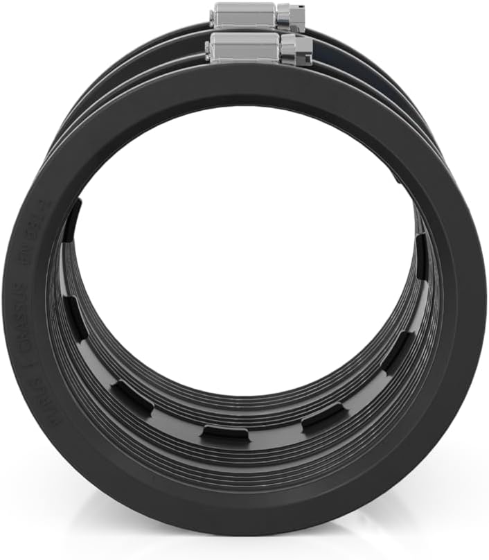 Crassus Schlauchadapter CDC 100 Typ 1 mit Innenlippe, TPE/ V2A, 1 Stück, 100-116 mm, CRA11018, 100-1