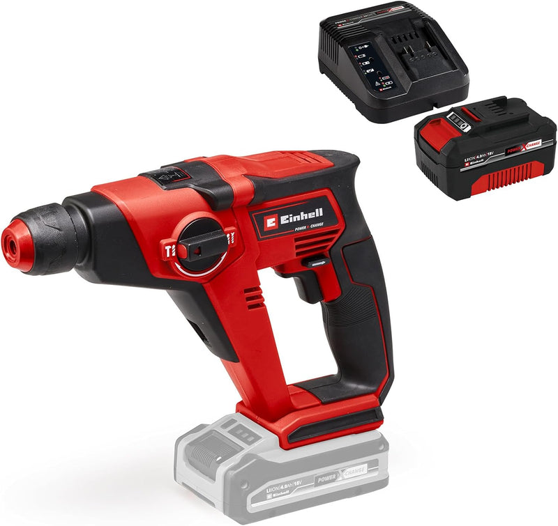 Einhell Akku-Bohrhammer TE-HD 18/12 Li Power X-Change (Li-Ion, 18 V, Hammer-/bohren/Schrauben, 1.3 J