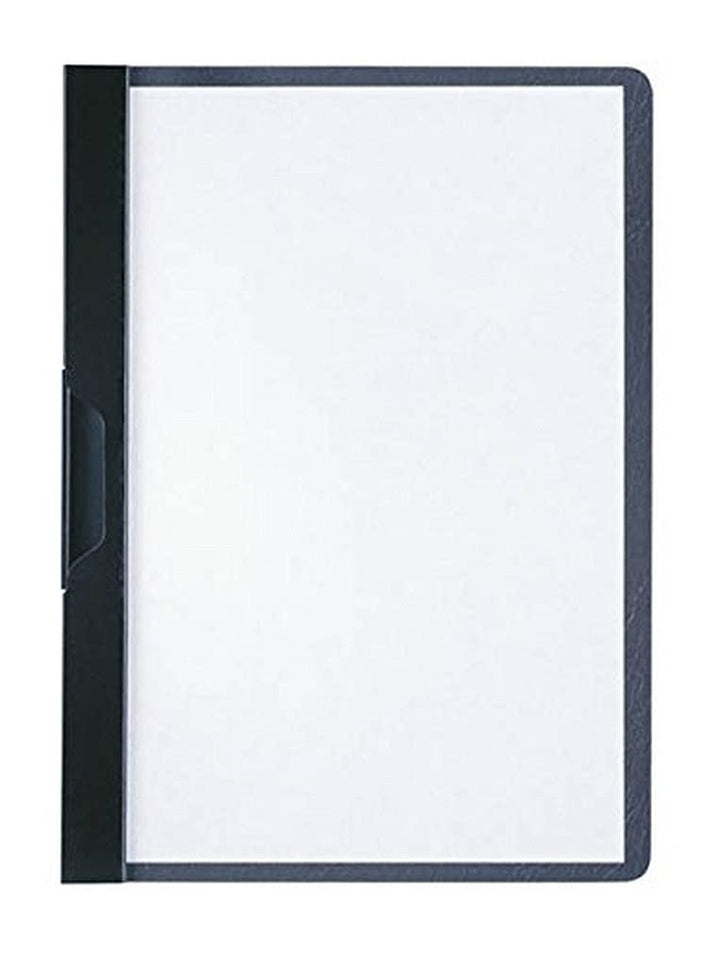 Durable Klemm-Mappe Duraclip A5, Hartfolie, bis 30 Blatt A5, schwarz, 25er Packung, 221701 DIN A5, D