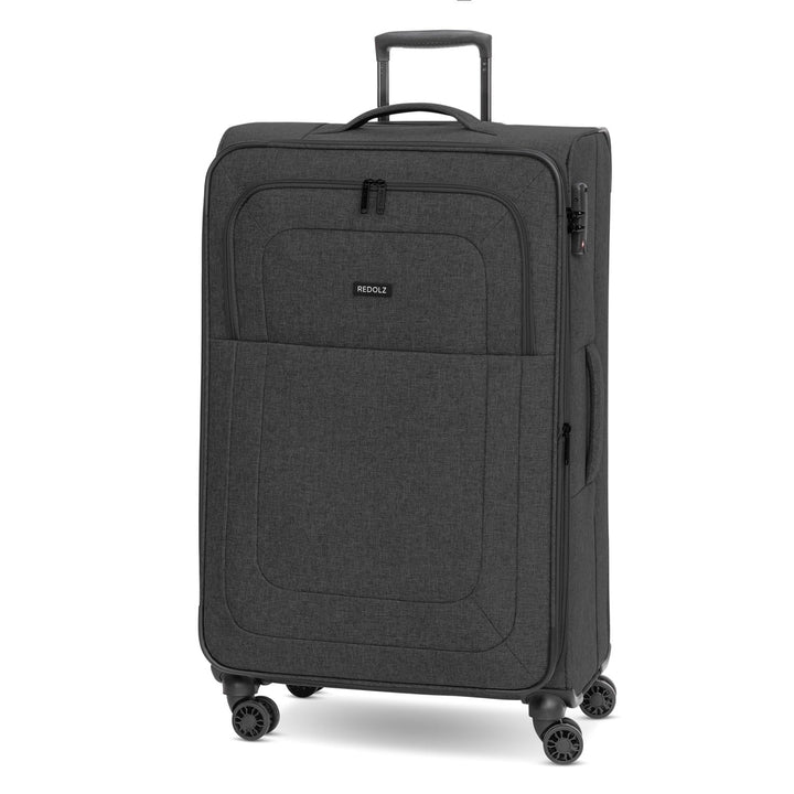 REDOLZ Weichschalen Koffer für Damen & Herren | leichter Trolley 77 cm mit 4 Doppelrollen & TSA-Schl