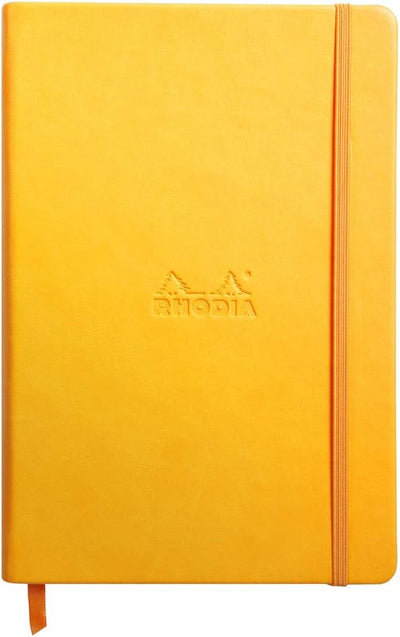 Rhodia 118736C Rhodiarama Book (DIN A5, 14,8 x 21 cm Notizbuch mit Gummizug, blanko, 96 Blatt) 1 Stü