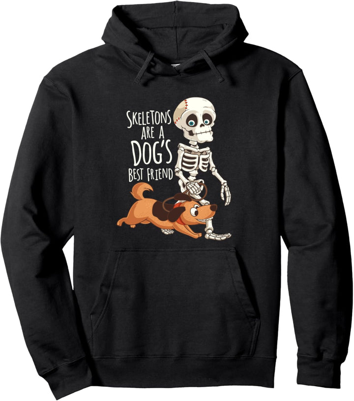 Skelette sind der beste Freund des Hundes Dackel Wiener Pullover Hoodie