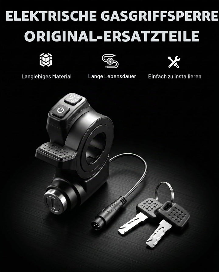 Gashebel, 7-polig, elektrisches Schloss, kompatibel mit Kukirin G2 Master