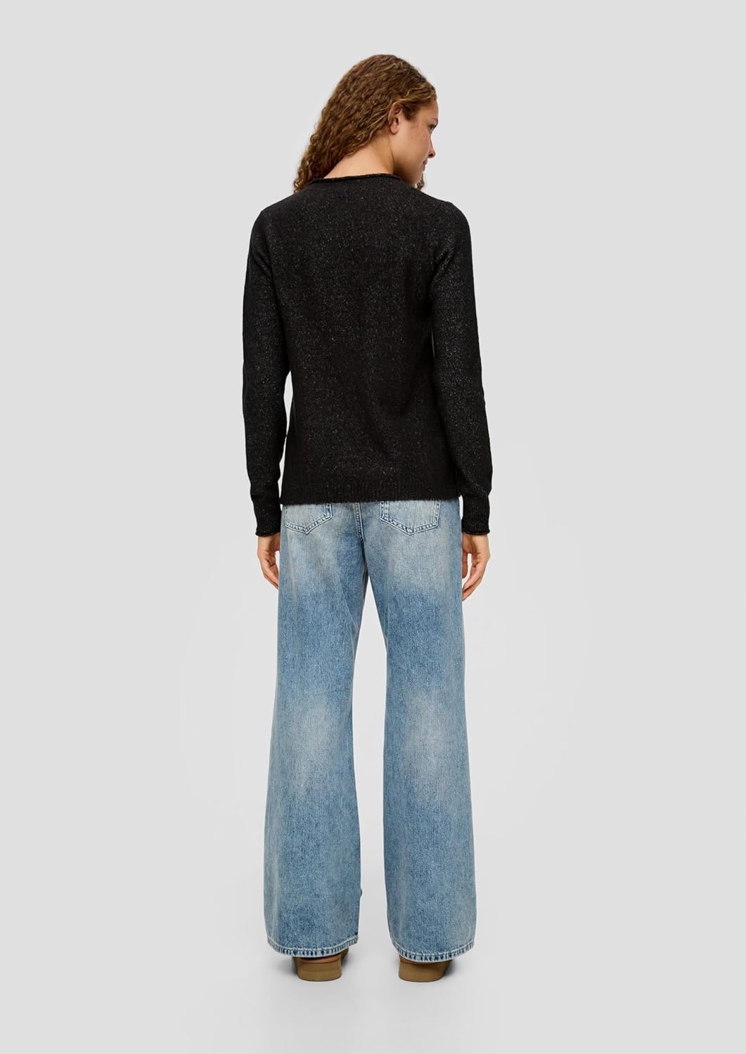 s.Oliver Damen Pullover mit Rollsaumblende L 99w0, L 99w0